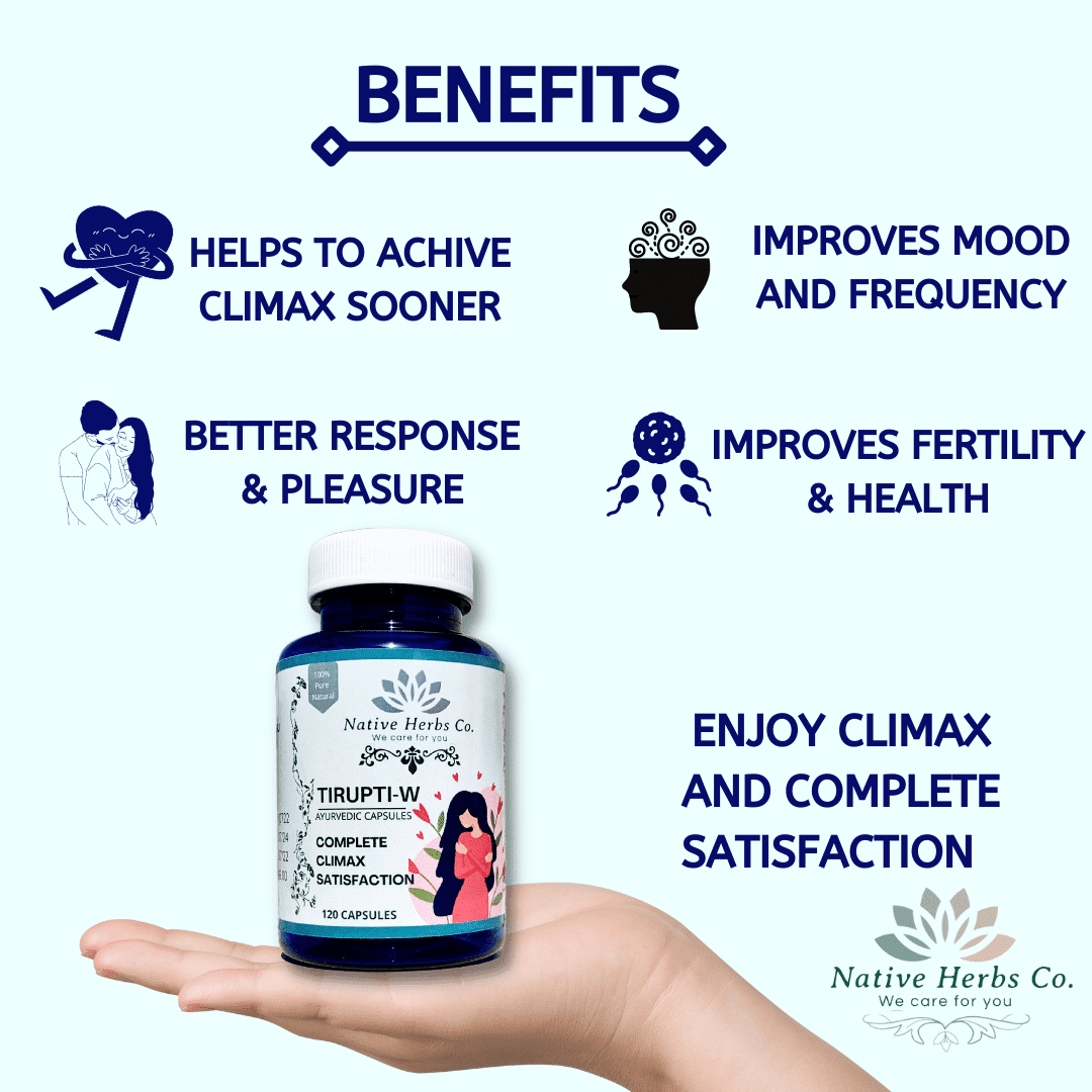 TIRUPTI-W AYURVEDIC CAPSULES FOR COMPLETE SATISFACTION FOR WOMEN