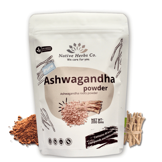 NATIVE HERBS  ASHWAGANDHA POWDER - 200gm