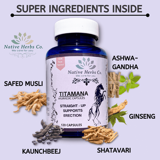 TITAMANA AYURVEDIC CAPSULES FOR HARDER ERECTION & ERECTILE DYSFUNCTIONS
